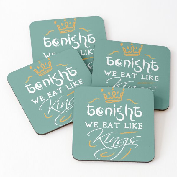 Artikelvorschau, Heute Abend essen wir wie Könige. Könige, perfektes Geschenk für Männer und Frauen, lustig, essen Shirt E entworfen und verkauft von Tashialutovic.