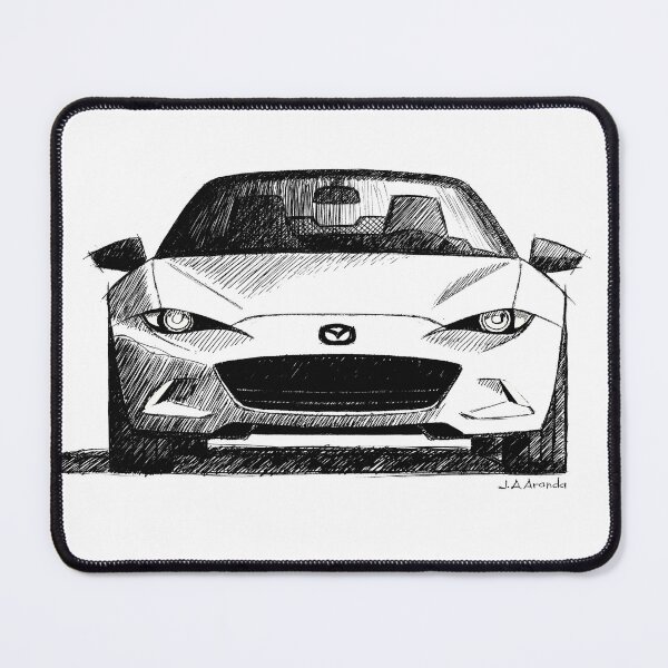 Item preview, My drawing of the Japanese roadster car ND designed and sold by designjaag.