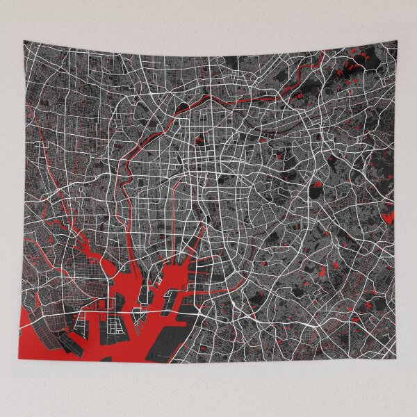 Item preview, Nagoya City Map of Japan - Oriental designed and sold by deMAP.