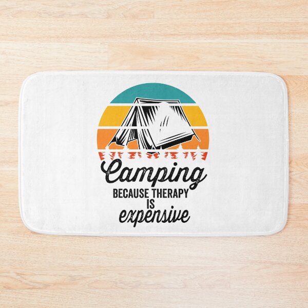 Item preview, Camping because therapy is expensive-summer designed and sold by DesignedBySnip.