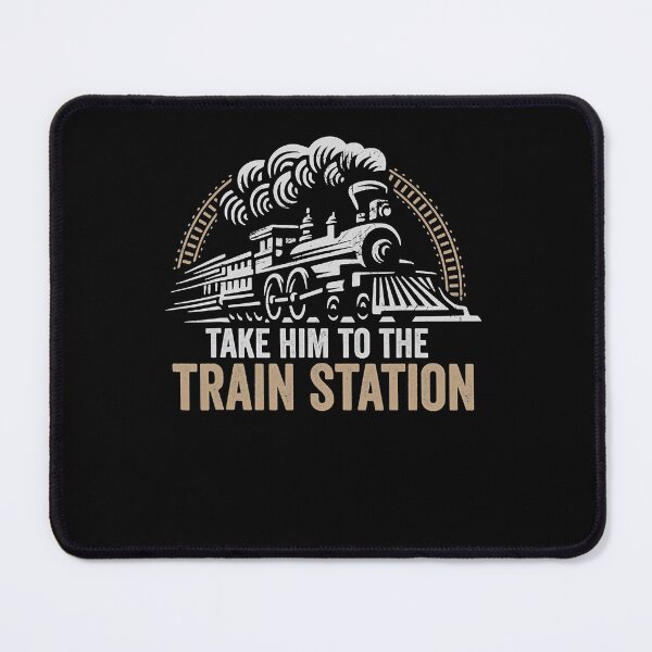 Item preview, Funny Retro Vintage Style Take Him To The Train Station T-Shirt designed and sold by orvillesznpb70.