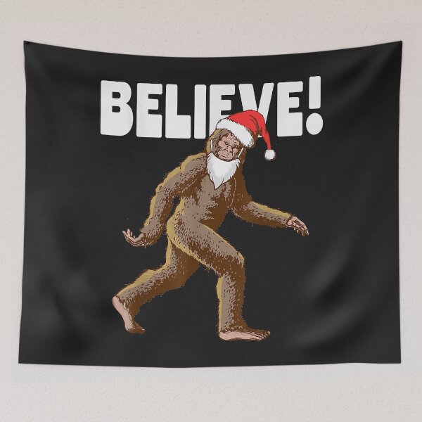 Item preview, Believe Christmas Bigfoot Santa Sasquatch Funny Fake Beard designed and sold by JeffreyMCombs.