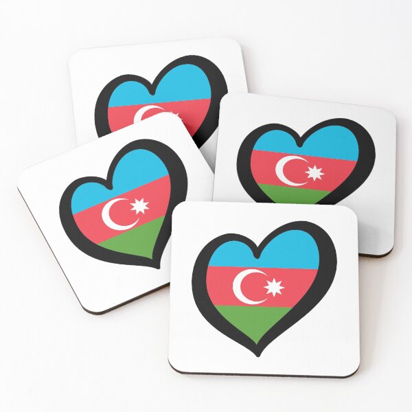 Item preview, Eurovision-style Heart - Azerbaijan designed and sold by kyri-and-yv.