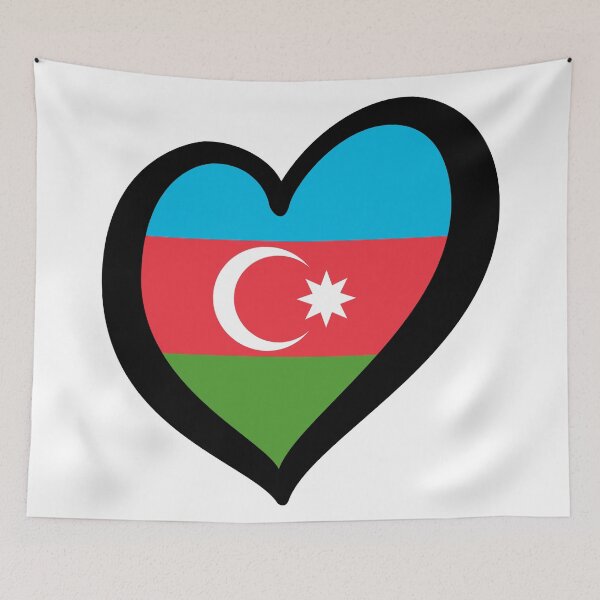 Item preview, Eurovision-style Heart - Azerbaijan designed and sold by kyri-and-yv.