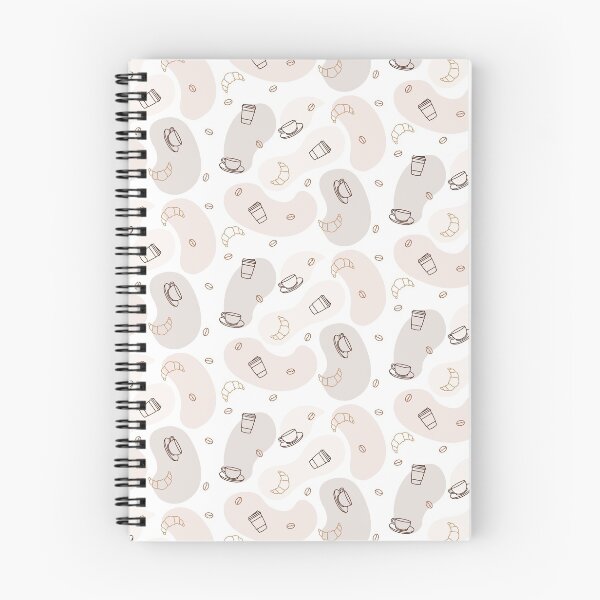 Item preview, Breakfast coffee and croissants pattern designed and sold by ArendDesigns.