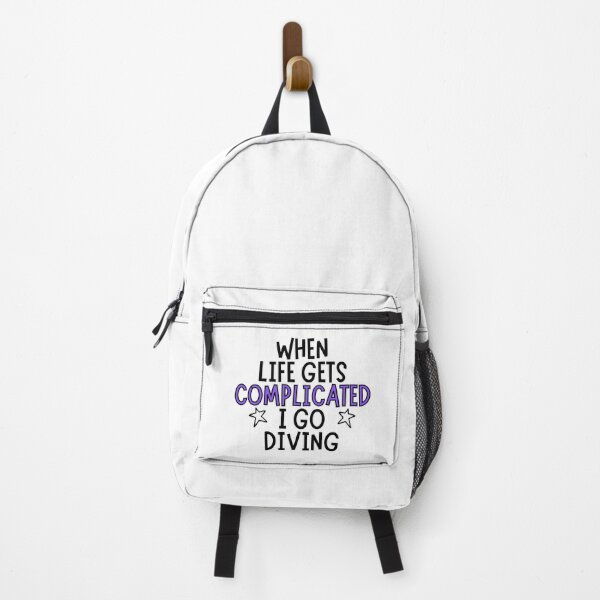 Item preview, When life gets complicated I go diving designed and sold by TheGreenGoat.