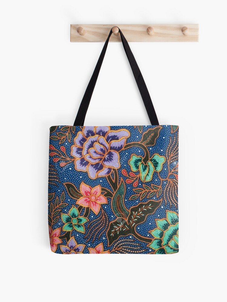 The Beautiful Of Art Malaysian And Indonesian Batik Pattern Tote Bag By ...