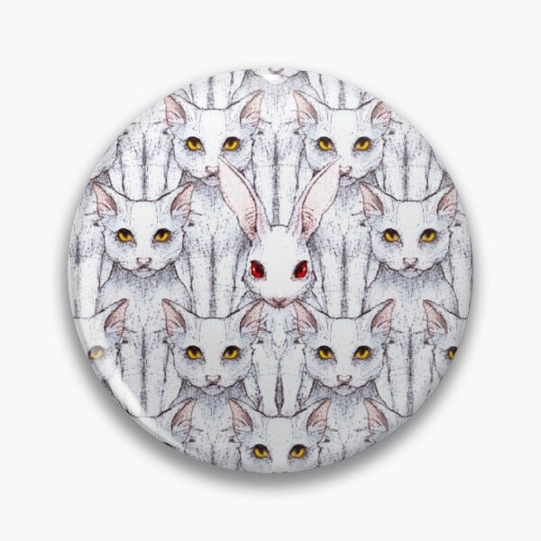 Item preview, Spy cat rabbit pattern designed and sold by Traumessa.