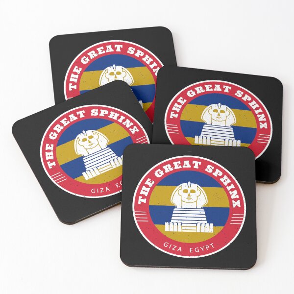 Item preview, The Great Sphinx Giza Egypt Badge Print designed and sold by Parag's Travel Shop.
