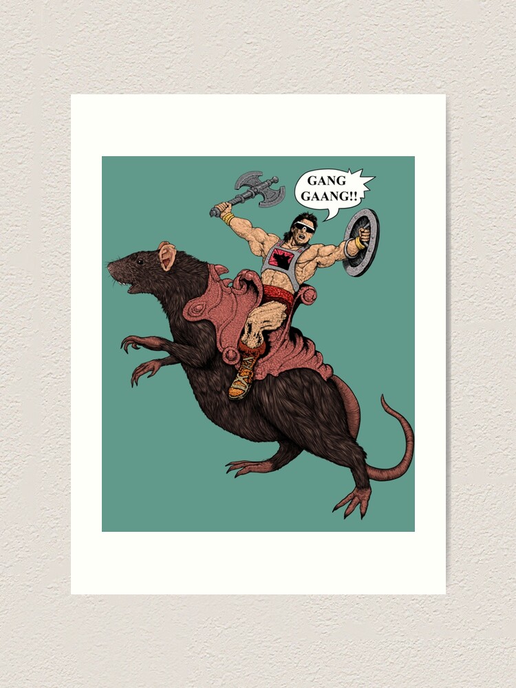 Rat King art print