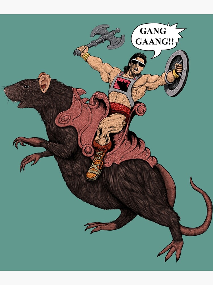 The rat king himself #ganggang @larkz 💪🏻🐀