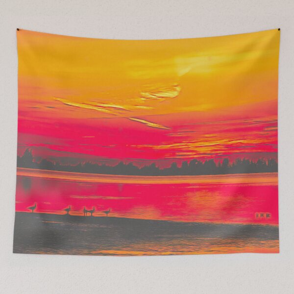 Item preview, Electrifying sunset designed and sold by Ingrid Hütten.