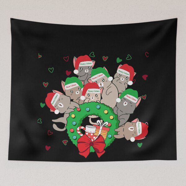 Item preview, Meowy Catmas Kitties designed and sold by Wheeler-Styl3.