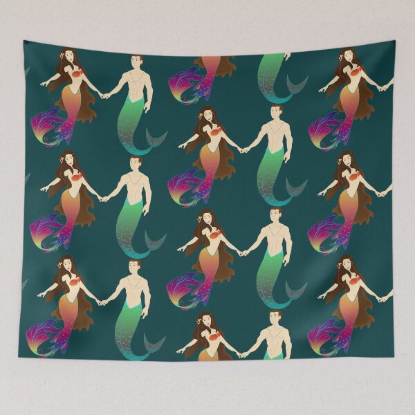 Item preview, Mermaid and Merman lovers designed and sold by Mylecm.
