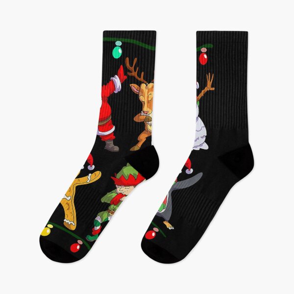 Item preview, Christmas Kids Boys Men Dabbing Santa Elf Deer Friends Xmas T-Shirt designed and sold by orvillesznpb70.