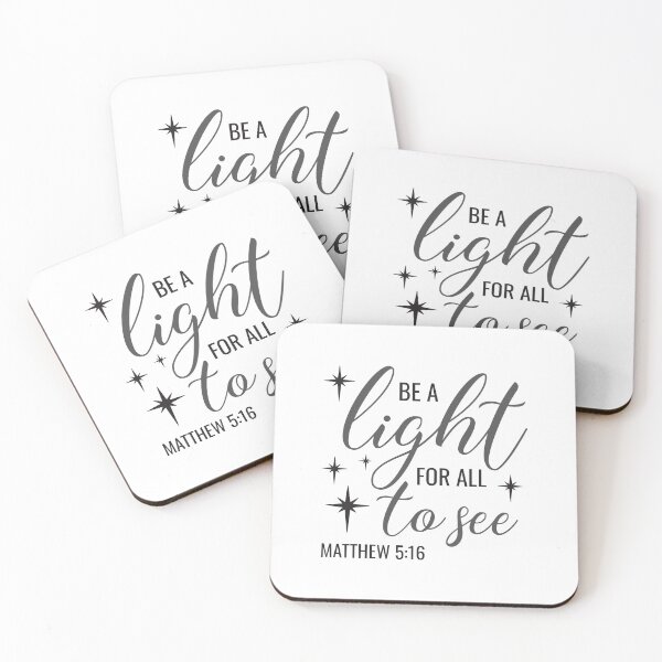 Item preview, Christian Design - Be a Light for all to see - Matthew 5 verse 16 designed and sold by simplydesignart.