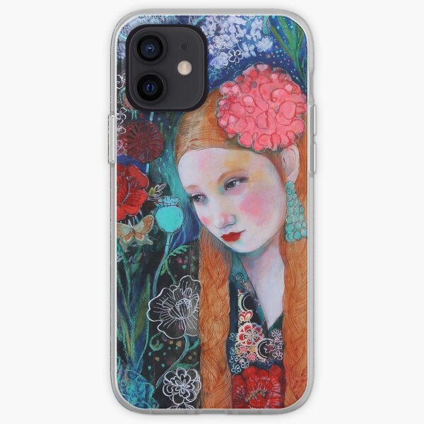 botanical camoflouge iPhone Soft Case