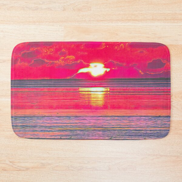 Item preview, Magenta  Sea sunset  designed and sold by Ingrid Hütten.