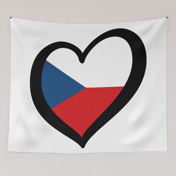 Item preview, Eurovision-style Heart - Czechia (Czech Republic) designed and sold by kyri-and-yv.