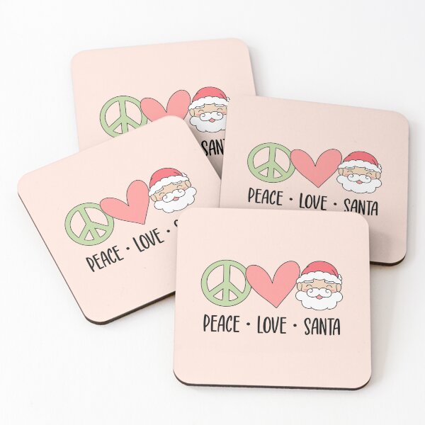 Item preview, Peace Love Santa designed and sold by AestheticAnnette.