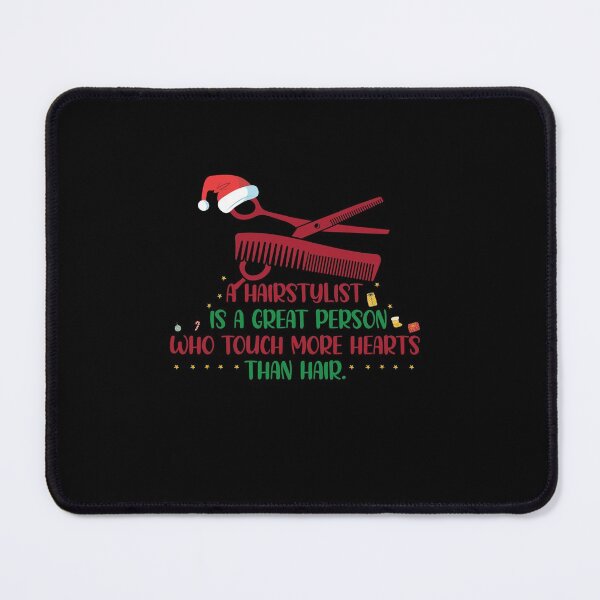 Item preview, Hairstylist Is A Great Person With Santa's Hat Funny Christmas Hairstylist designed and sold by patroart.