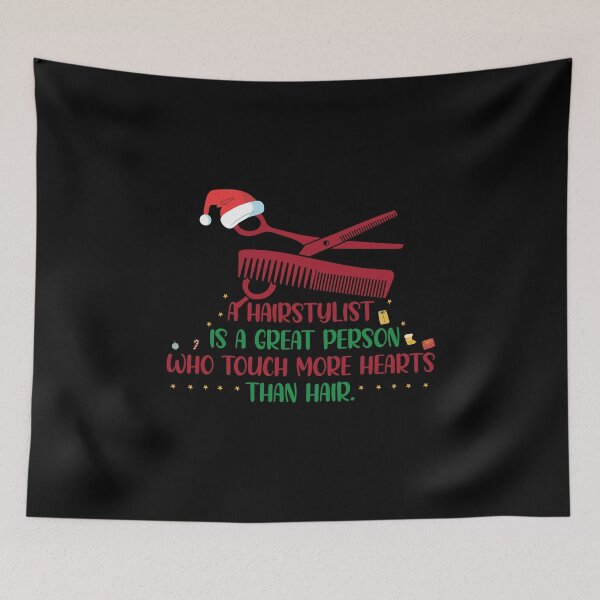 Item preview, Hairstylist Is A Great Person With Santa's Hat Funny Christmas Hairstylist designed and sold by patroart.