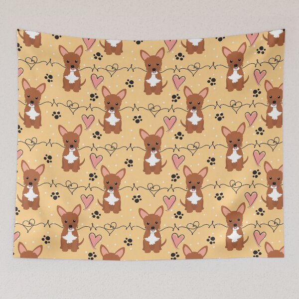 Item preview, Love Brown Chorkie Chihuahua Yorkie mix designed and sold by Lulupainting.