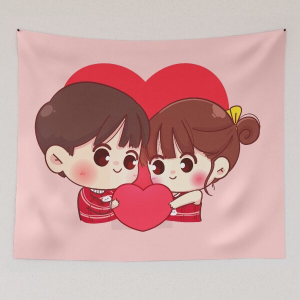 Item preview, Lovers Couple - Love Moments Valentine Day designed and sold by Marie Young.