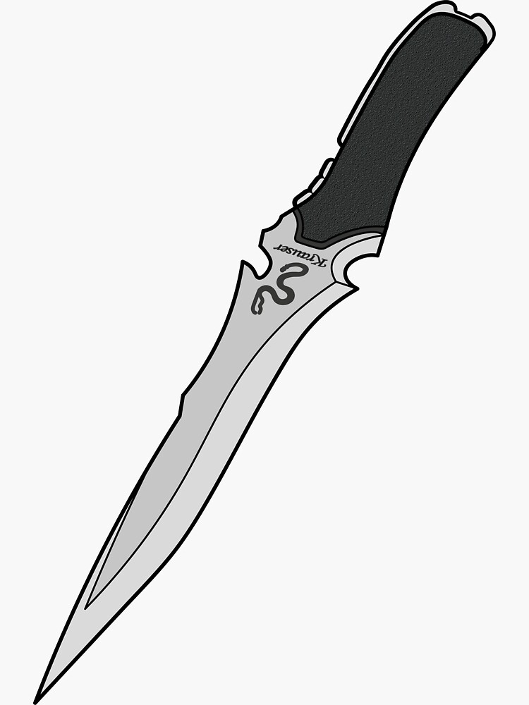 RE4 Krauser Knife Sticker for Sale by AndoricArt
