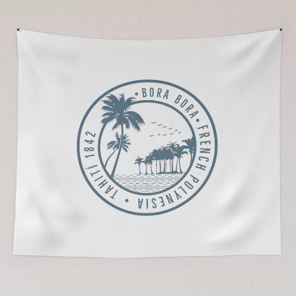 Item preview, Bora Bora French Polynesia Island Beach Palm Trees Summer Paradise Travel designed and sold by tmartinezta.