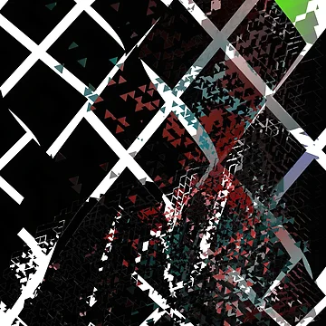 Artwork thumbnail, black Pattern design by Ranikhan