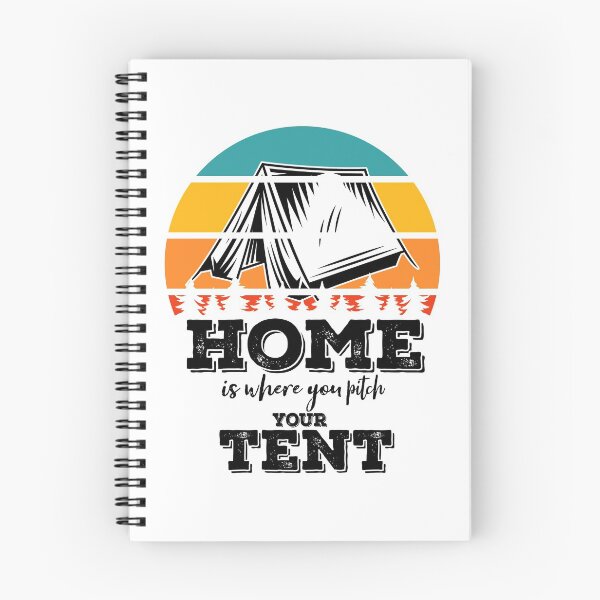 Item preview, Home is where you pitch your tent-summer. designed and sold by DesignedBySnip.