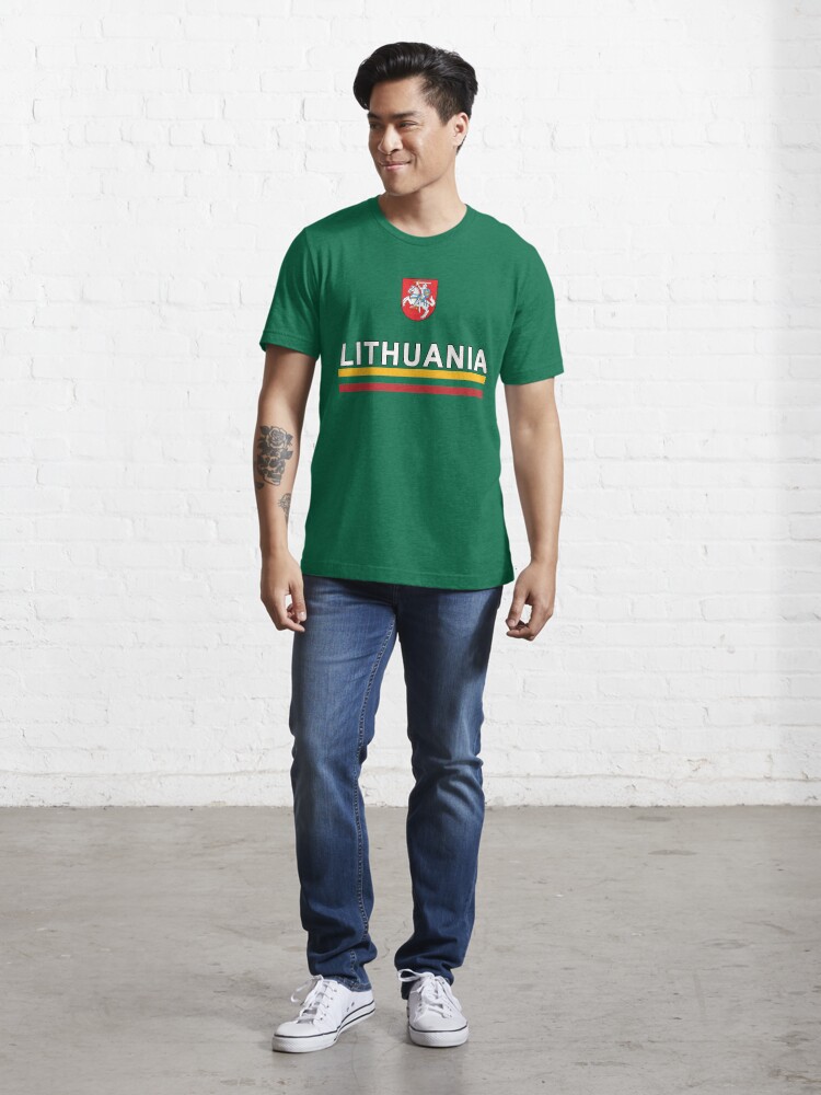 “Lithuania Lietuvos National Soccer Jersey” T-shirt for Sale by