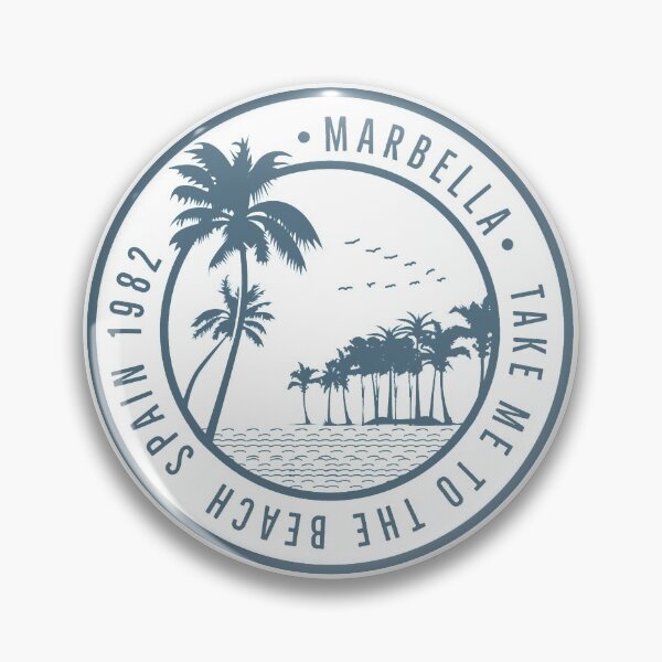 Item preview, Marbella Spain Vintage Retro Beach Palm Trees Summer Paradise Travel designed and sold by tmartinezta.