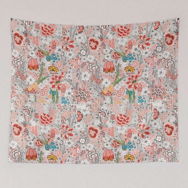 Item preview, Delicate Vintage 1700s Floral Pattern designed and sold by clairemh1.
