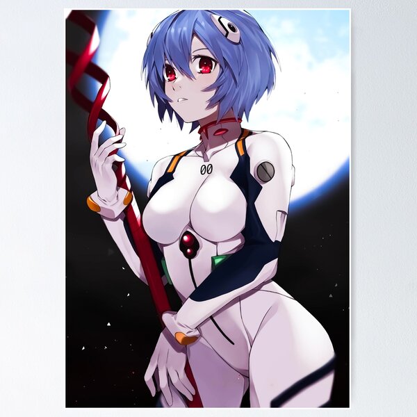 Neon Genesis Evangelion Rei Plug Suit sold Poster