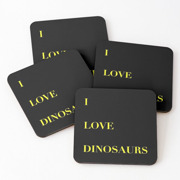 Item preview, I Love Dinosaurs designed and sold by Diesel Drinking Dinosaurs.