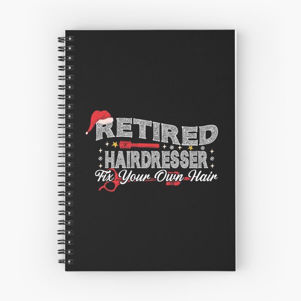 Item preview, Retired Hairdresser With Santa's Hat Funny Christmas Hairstylist designed and sold by patroart.