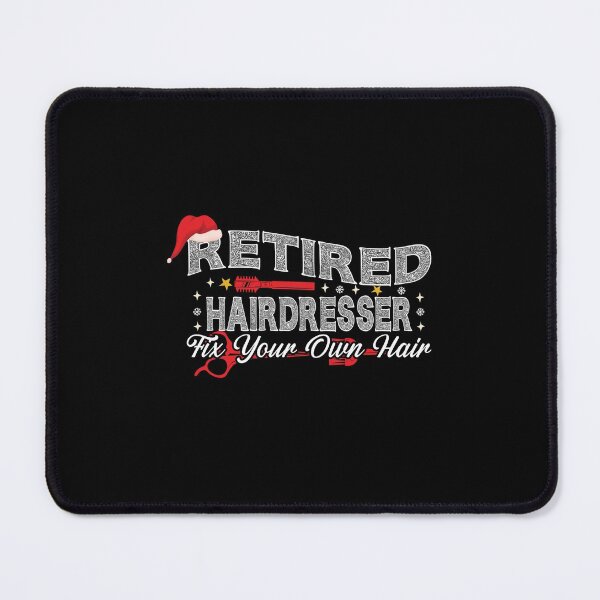 Item preview, Retired Hairdresser With Santa's Hat Funny Christmas Hairstylist designed and sold by patroart.