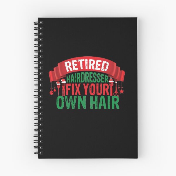 Item preview,  Retired Hairdresser With Santa's Hat Funny Christmas Hairstylist designed and sold by patroart.