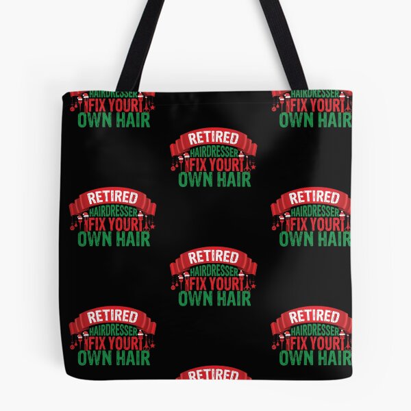 Item preview,  Retired Hairdresser With Santa's Hat Funny Christmas Hairstylist designed and sold by patroart.