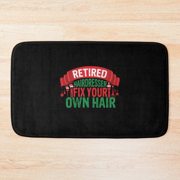 Item preview,  Retired Hairdresser With Santa's Hat Funny Christmas Hairstylist designed and sold by patroart.