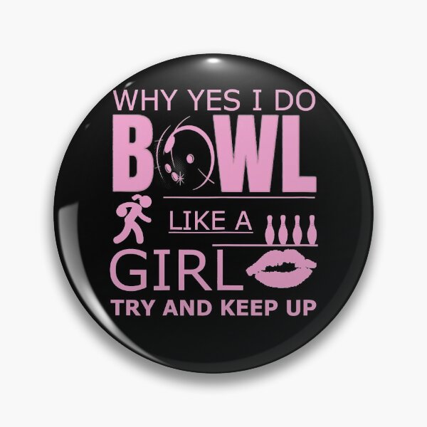 Item preview, Womens Women's Bowling Funny Bowl Like A Girl Ten Pin Bowlers Gift T-Shirt designed and sold by wernericrj97.