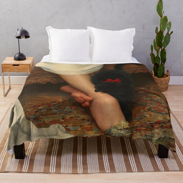Item preview, Classic Black Kitten Stroking Owner designed and sold by IliaLobell.