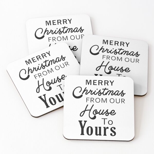 Item preview, Merry Christmas From Our House To Yours designed and sold by Amine-Creation.