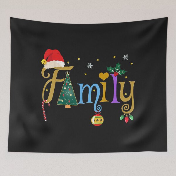 Item preview, FAMILY Letters Christmas Style Love My Family Christmas designed and sold by JeffreyMCombs.