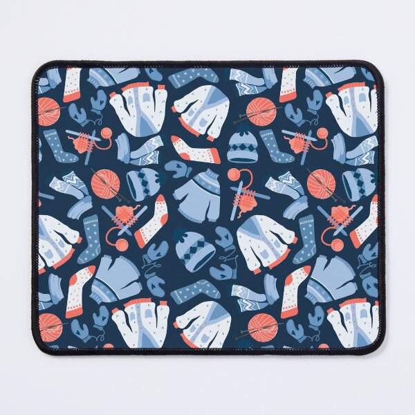 Item preview, Knitting sticker pack: I love Knitting pattern designed and sold by KlaraMacinka.
