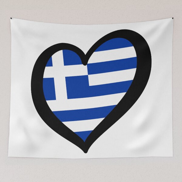 Item preview, Eurovision-style Heart - Greece designed and sold by kyri-and-yv.