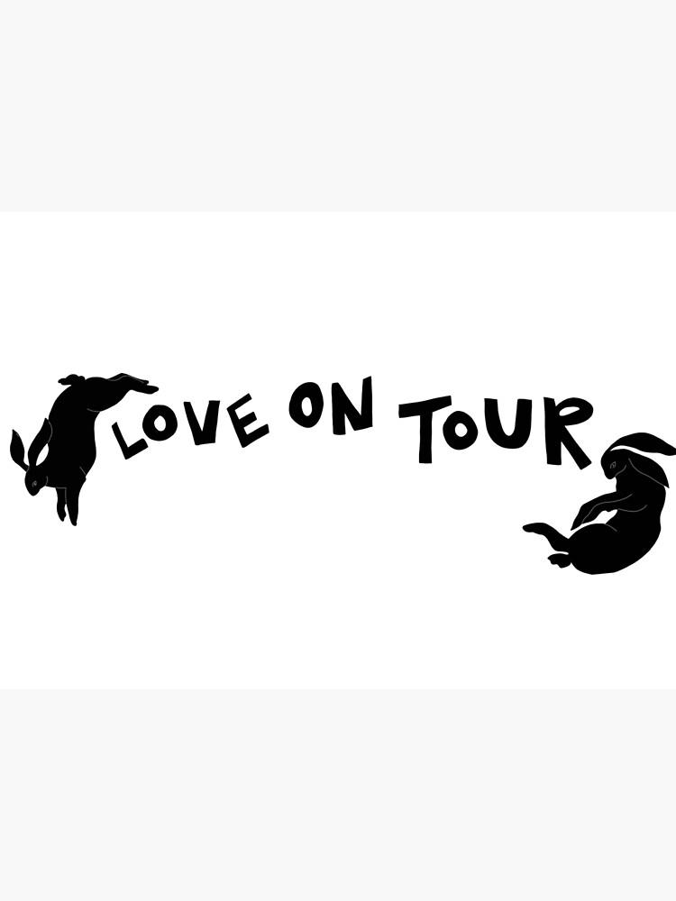 "harry styles love on tour logo " Poster by BeOutrageouss Redbubble