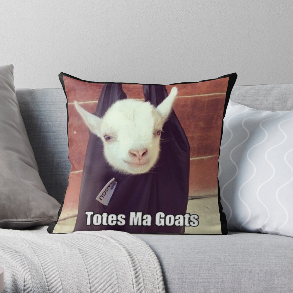 Big Picture Farm Goat Pillow